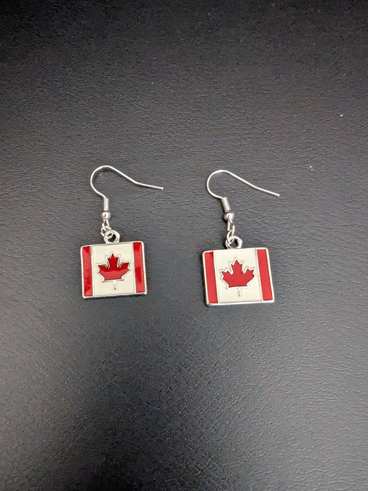 Canadian Flag Earrings